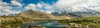 Hiking along the edge of Karakol Lake, on the Chinese side of the Karakoram Highway -  Photo: Jarryd Salem