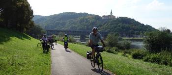 Discover the Czech countryside and idyllic river landscapes as you cycle from Prague to Dresden